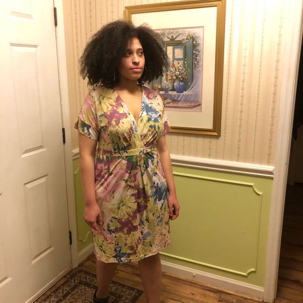 BCBGmaxazria Flora VNeck dress